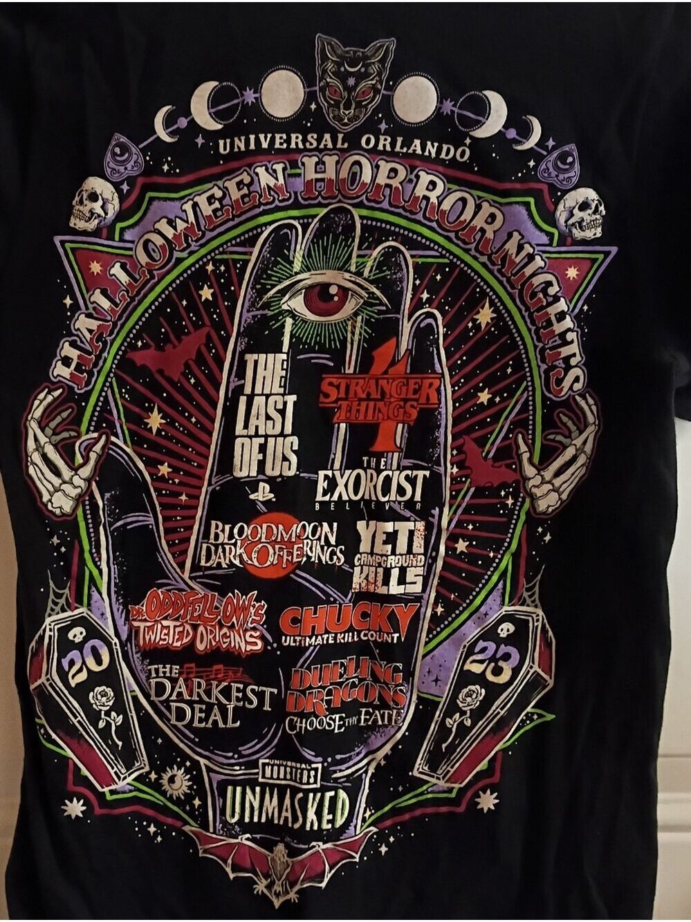 Disney Universal Studios Halloween Horror Night Tee - Picture 5 of 5